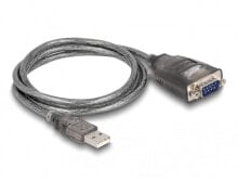 61400 - USB A - RS-232 - Black