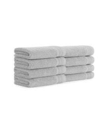 Aston and Arden anatolia Turkish Washcloths (8 Pack), 13x13, 600 GSM, Woven Linen-Inspired Dobby, Ring Spun Combed Cotton, Low Twist