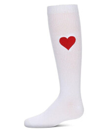 Big Girls Fuzzy Heart Knee High Socks купить в интернет-магазине