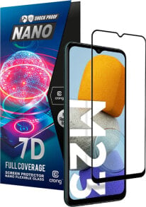 Crong Crong 7D Nano Flexible Glass - Szkło hybrydowe 9H na cały ekran Samsung Galaxy M23 5G