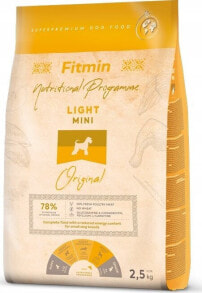 Купить сухие корма для собак Fitmin: Fitmin FITMIN Light Mini Original - sucha karma dla psa - 2,5 kg