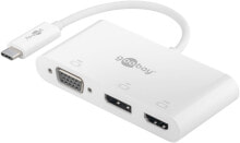 52412 - Adapter USB-C> HDMI+DP+VGA 4K 60 Hz - Adapter - Digital