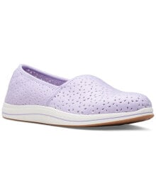 Clarks women's Cloudsteppers Breeze Emily Perforated Loafer Flats