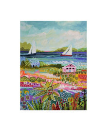 Trademark Global karen Fields Two Sailboats and Cottage I Canvas Art - 37