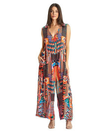 Купить женские комбинезоны La Moda Clothing: Women's Wide Leg Jumpsuit