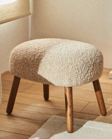 Terry footrest stool