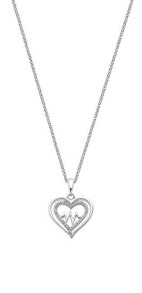 Женские кулоны и подвески romantic silver heart necklace Heart with zircons LP3043-1 / 1