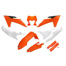 UFO KTM EXC/EXC-F 2024-2024 With Headlight KTKIT530F-999 Fork Protectors & plastics kit