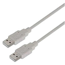 AISENS USB A Male 2.0 To USB A Male 2.0 2 m USB Cable