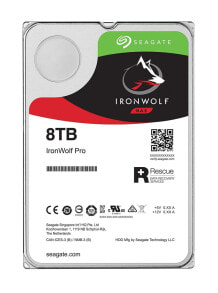 Внутренние жесткие диски (HDD) Seagate IronWolf Pro ST8000NE001 внутренний жесткий диск 3.5" 8000 GB Serial ATA III