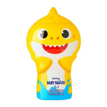 Средства для купания малышей Baby Shark Shower Gel & Shampoo Детский гель для душа и шампунь 2 в 1 400 мл