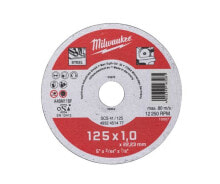 Диски отрезные Тонкий отрезной диск по металлу Milwaukee SCS-41 125 x 1,0 x 22,2 мм