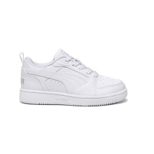 Puma Rebound V6 Lo Lace Up Youth Boys White Sneakers Casual Shoes 39383403