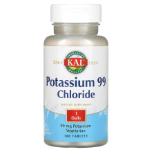 Potassium 99 Chloride, 99 mg, 100 Tablets
