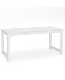 Tribesigns modern Computer Desk, 63 x 31.5 inch Large Executive Office Desk Computer Table Study Writing Desk Workstation for Home Office,White