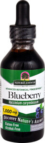 Растительные экстракты и настойки nature's Answer Blueberry Extract Растительный экстракт черники 1000 мг 59 мл