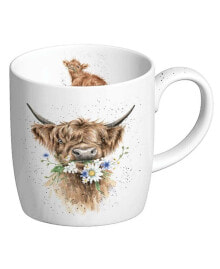 Купить посуда и приборы для сервировки стола Wrendale Designs: Royal Worcester Daisy Coo Mug - Set of 4