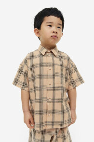 Детские рубашки для мальчиков linen-blend Poplin Shirt