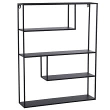 Shelve Alexandra House Living Black Metal 55 x 70 x 12 cm