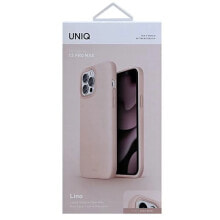 UNIQ Lino iPhone 13 Pro Max 6.7 blush phone case