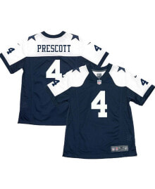Nike big Boys and Girls Dak Prescott Navy Dallas Cowboys Throwback Game Jersey