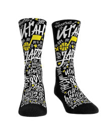 Купить мужские носки Rock 'Em: Men's and Women's Socks Utah Jazz Graffiti Crew Socks