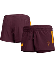 adidas women's Maroon Arizona State Sun Devils 2023 Sideline Performance Shorts