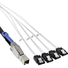Компьютерные кабели и коннекторы inLine 27641C Serial Attached SCSI (SAS) кабель 2 m 6 Gbit/s Черный