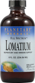 Витамины и БАДы для дыхательной системы Planetary Herbals Lomatium Liquid Жидкий экстракт ломатиума для поддержания здоровой иммунной и дыхательной систем  236,56 мл