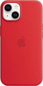 Apple iPhone 14 Silicone Case with MagSafe - (PRODUCT)RED