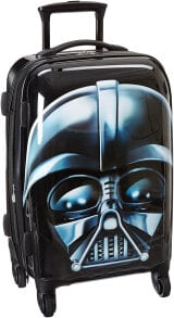 Мужские пластиковые чемоданы мужской чемодан пластиковый черный American Tourister Star Wars Hardside Luggage with Spinner Wheels, Darth Vader, Carry-On 21-Inch