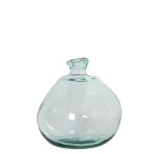 Vase made from recycled glass Alexandra House Living Transparent Crystal 27 x 27 x 29 cm