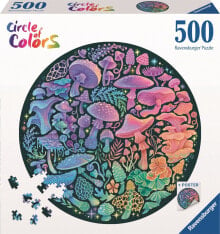 Ravensburger Puzzle 500 elementów Paleta kolorów Grzyby