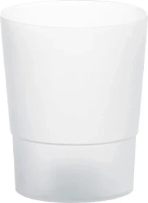 PROSPERPLAST 1.1L Coubi Collection 125x125x147 mm ZA3917 Flowerpot