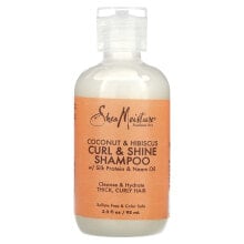 Curl & Shine Shampoo, Thick, Curly Hair, Coconut & Hibiscus, 13 fl oz (384 ml)