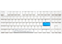Клавиатуры ducky ONE 2 TKL PBT Gaming Tastatur MX-Blue RGB LED - weiß - Keyboard - Blue