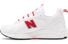 New Balance NB 615 时尚拼色休闲 低帮 跑步鞋 男女同款 白红 / Sport Shoes New ML615NWR