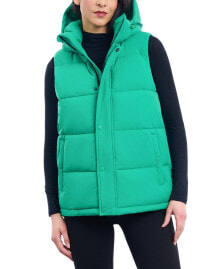 BCBGeneration women's Hooded Stand-Collar Puffer Vest