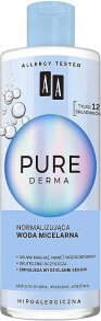 Normalisierendes Mizellenwasser zum Abschminken - AA Pure Derma