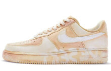 【定制球鞋】 Nike Air Force 1 Low '07 荒漠废土做旧风 喷绘 低帮 板鞋 男款 白橙 / Кроссовки Nike Air Force 1 Low '07 CW2288-111