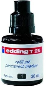 Edding Tusz do markerów permanentnych 30ML czarny (T25/001/C ED)