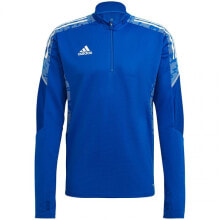 Мужской свитшот на молнии спортивный синий adidas Sweatshirt adidas Condivo 21 Training Top Primeblue M GE5421