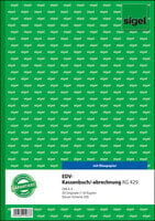 Sigel KG429 - Monochromatic - Green - White - A4 - 50 sheets - Hardcover - Universal