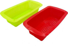 Dishes and molds for baking and baking