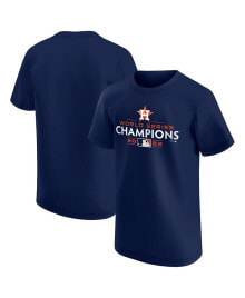 Fanatics big Boys Navy Houston Astros 2022 World Series Champions Logo T-shirt