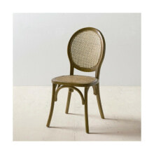 Dining Chair 45 x 42 x 94 cm Natural Wood Rattan