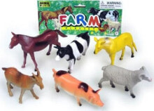 Educational play sets and action figures for children