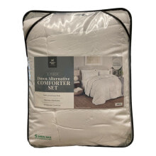 Member's Mark 100% Polyester Down Alternative Comforter Set, White, Full/Queen