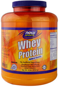 Сывороточный протеин NOW Sports Whey Protein Сывороточный протеин со вкусом ванили 2722 г