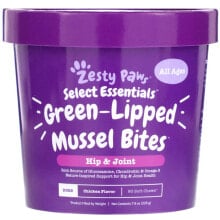 Zesty Paws, Green-Lipped Mussel Bites for Dogs, Hip & Joint Health, All Ages, Chicken Flavor,  90 Soft Chews (Товар снят с продажи) 